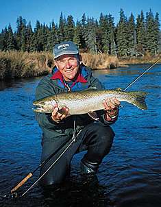 Author with a Rainbow